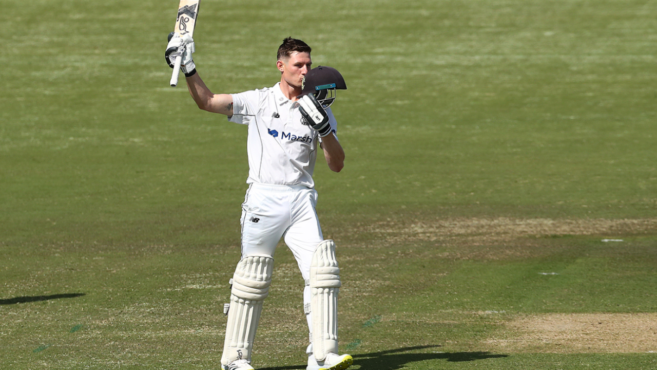 Cameron Bancroft made his 20th first-class century, Victoria vs Western Australia, Sheffield Shield, Junction Oval, October 17, 2022