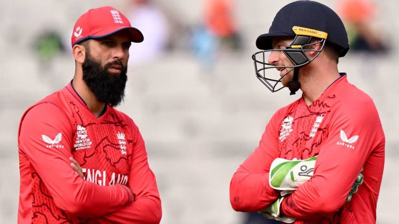 Moeen Ali and Jos Buttler bring out the mojo, England vs Ireland, ICC Men's T20 World Cup 2022, Melbourne, October 26, 2022
