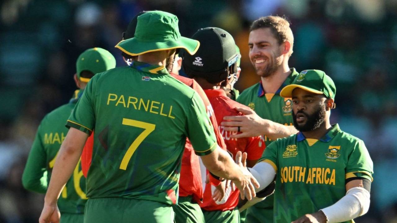 Anrich Nortje played the starring role in an excellent South Africa bowling performance, Bangladesh vs South Africa, T20 World Cup, Sydney, October 27, 2022