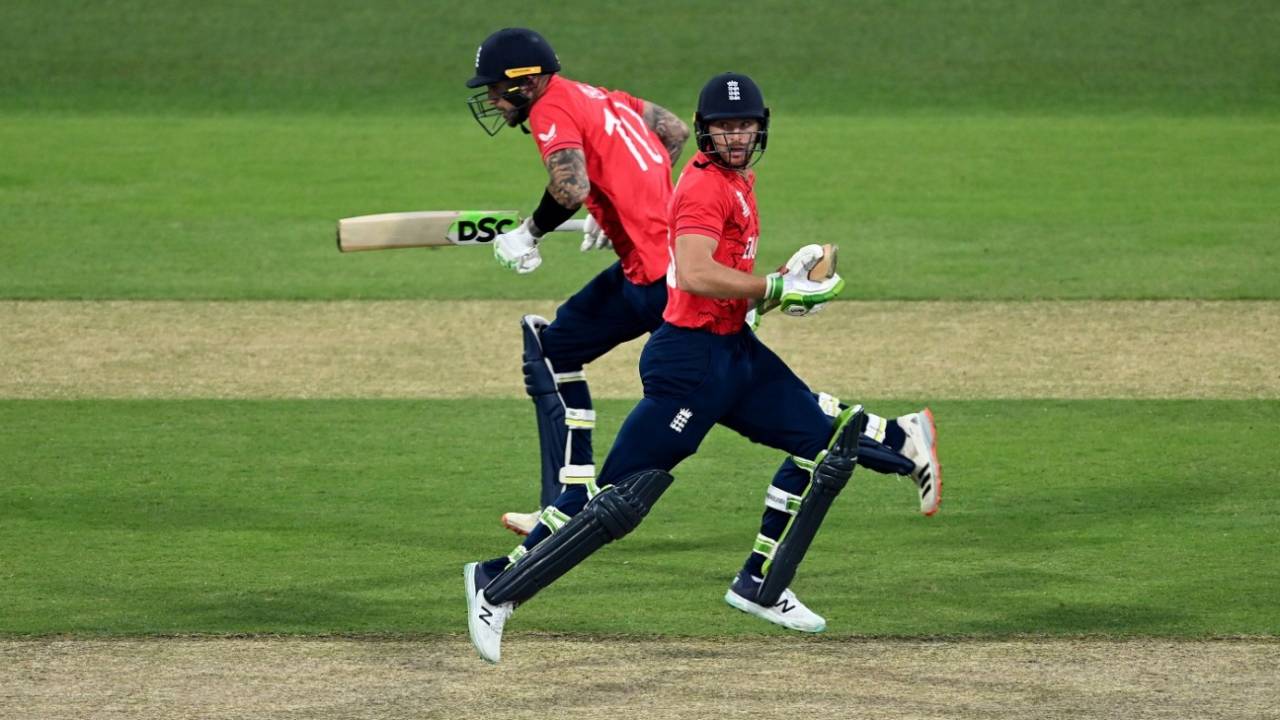 Alex Hales and Jos Buttler were both in the England XI when they played their last 2015 ODI World Cup match at the SCG&nbsp;&nbsp;&bull;&nbsp;&nbsp;PA Photos/Getty Images