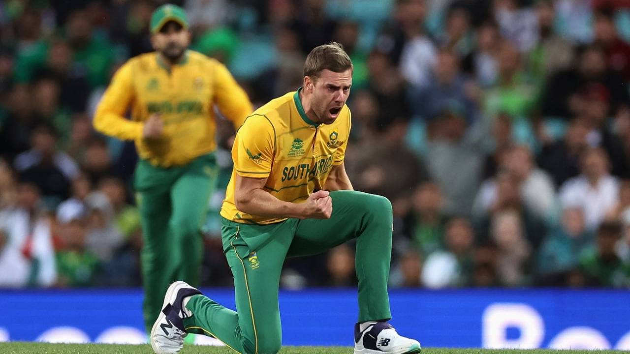 Anrich Nortje rocked Pakistan with two quick wickets, Pakistan vs South Africa, ICC Men's T20 World Cup 2022, Sydney, November 3, 2022