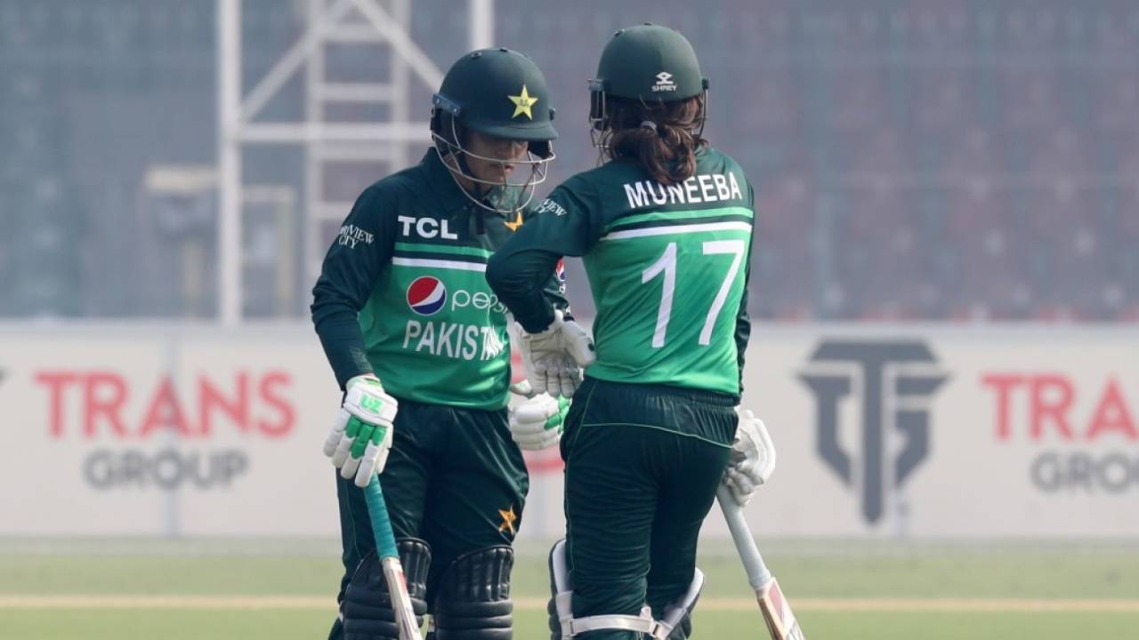 Muneeba Ali and Sidra Ameen put up 221 runs for the first wicket - a record for Pakistan in ODIs&nbsp;&nbsp;&bull;&nbsp;&nbsp;PCB