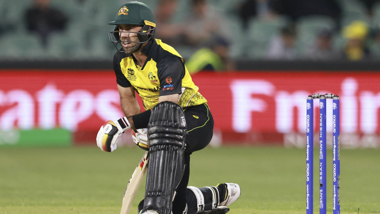 Glenn Maxwell lost partners but stood unbeaten at the end, Afghanistan vs Australia, ICC Men's T20 World Cup 2022, Adelaide, November 4, 2022
