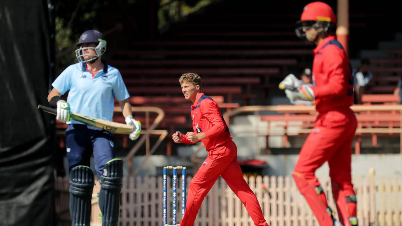 Nathan McSweeney produced a fantastic all-round display, New South Wales vs South Australia, Marsh Cup, North Sydney Oval, November 5, 2022