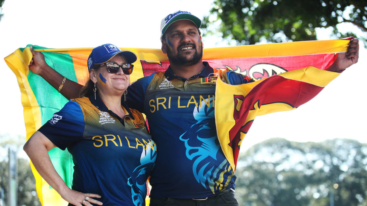 Sri Lanka fans arrived in good time for the game, England vs Sri Lanka, T20 World Cup, Sydney, November 5, 2022