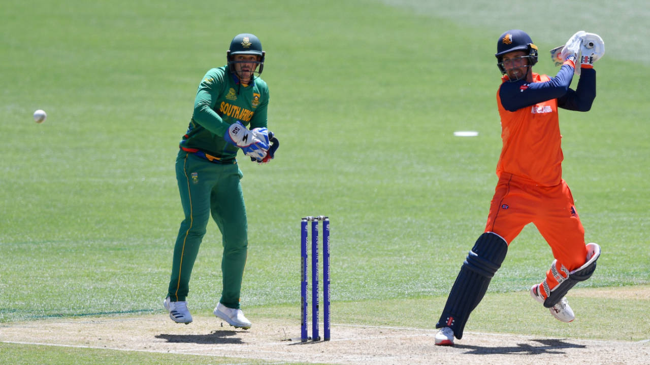 Tom Cooper scored a quick 35, Netherlands vs South Africa, T20 World Cup, Adelaide, November 6, 2022