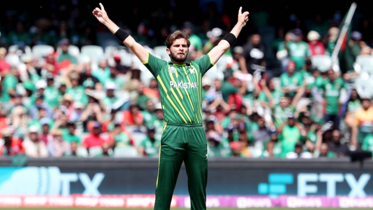 Shaheen Shah Afridi took 4 for 22 in his four overs&nbsp;&nbsp;&bull;&nbsp;&nbsp;ICC via Getty Images