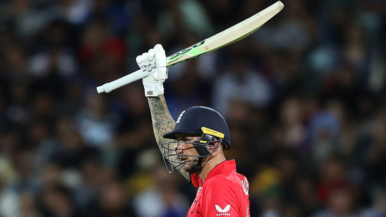 Alex Hales led England's charge with a 28-ball fifty, England vs India, Men's T20 World Cup 2022, 2nd semi-final, Adelaide, November 10, 2022