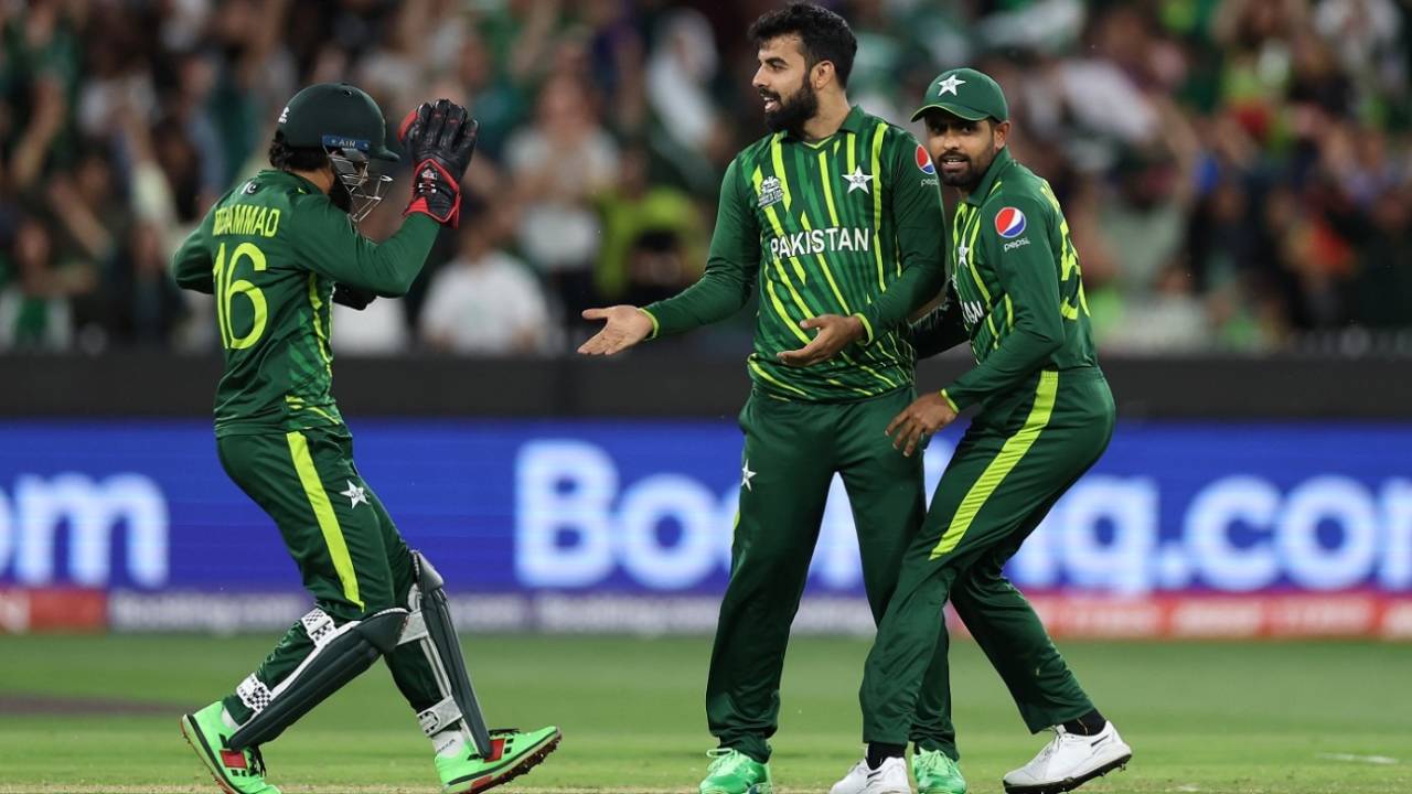 Shadab Khan helped Pakistan reach the final of the 2022 T20 World Cup&nbsp;&nbsp;&bull;&nbsp;&nbsp;Getty Images