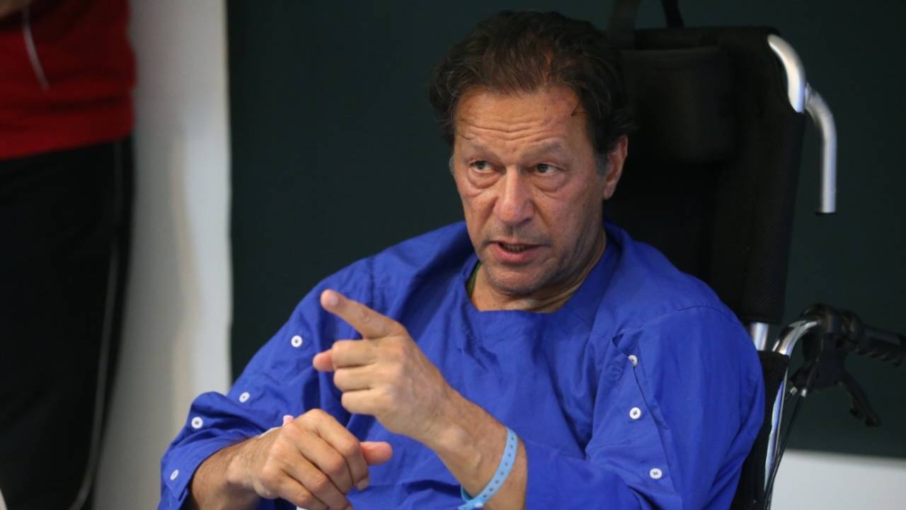 Imran Khan, Pakistan's former prime minister, was discharged from hospital earlier this month after an attempt on his life, November 4, 2022