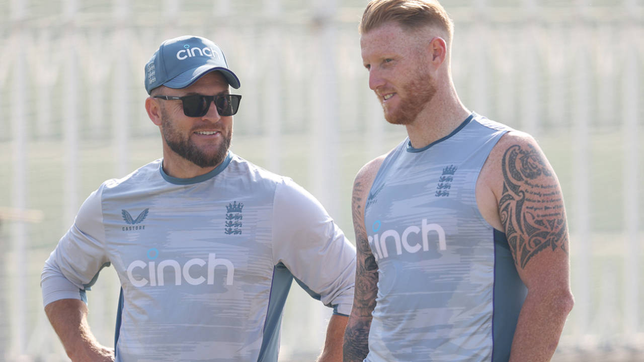 Brendon McCullum and Ben Stokes oversee England training in Rawalpindi&nbsp;&nbsp;&bull;&nbsp;&nbsp;Getty Images