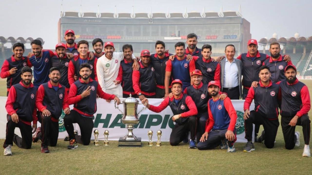 Northern were crowned the Quaid-e-Azam champions for the first time, Sindh vs Northern, Quaid-e-Azam Trophy, final, 4th day, Lahore, November 29, 2022