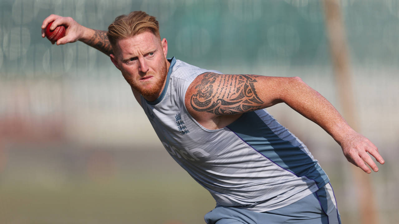 Ben Stokes during a nets session ahead of the first Test in Rawalpindi&nbsp;&nbsp;&bull;&nbsp;&nbsp;Getty Images