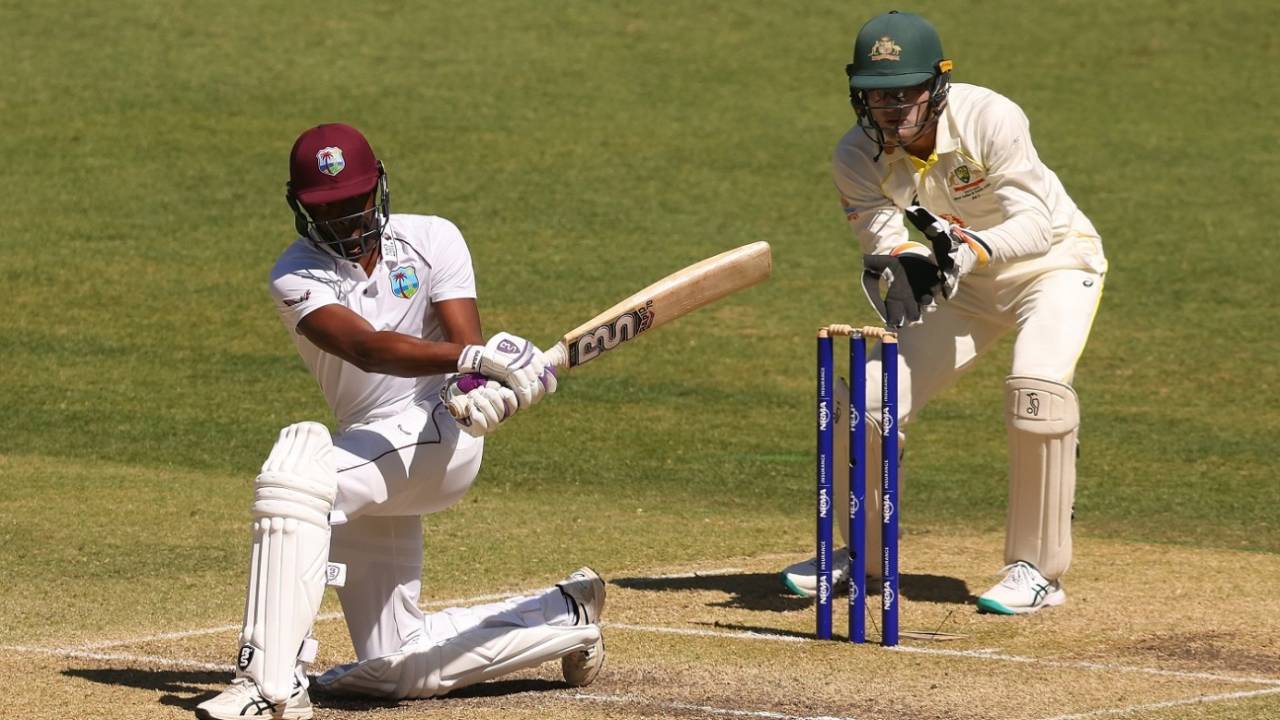 Shamarh Brooks was brought on to bat as a concussion sub&nbsp;&nbsp;&bull;&nbsp;&nbsp;Getty Images
