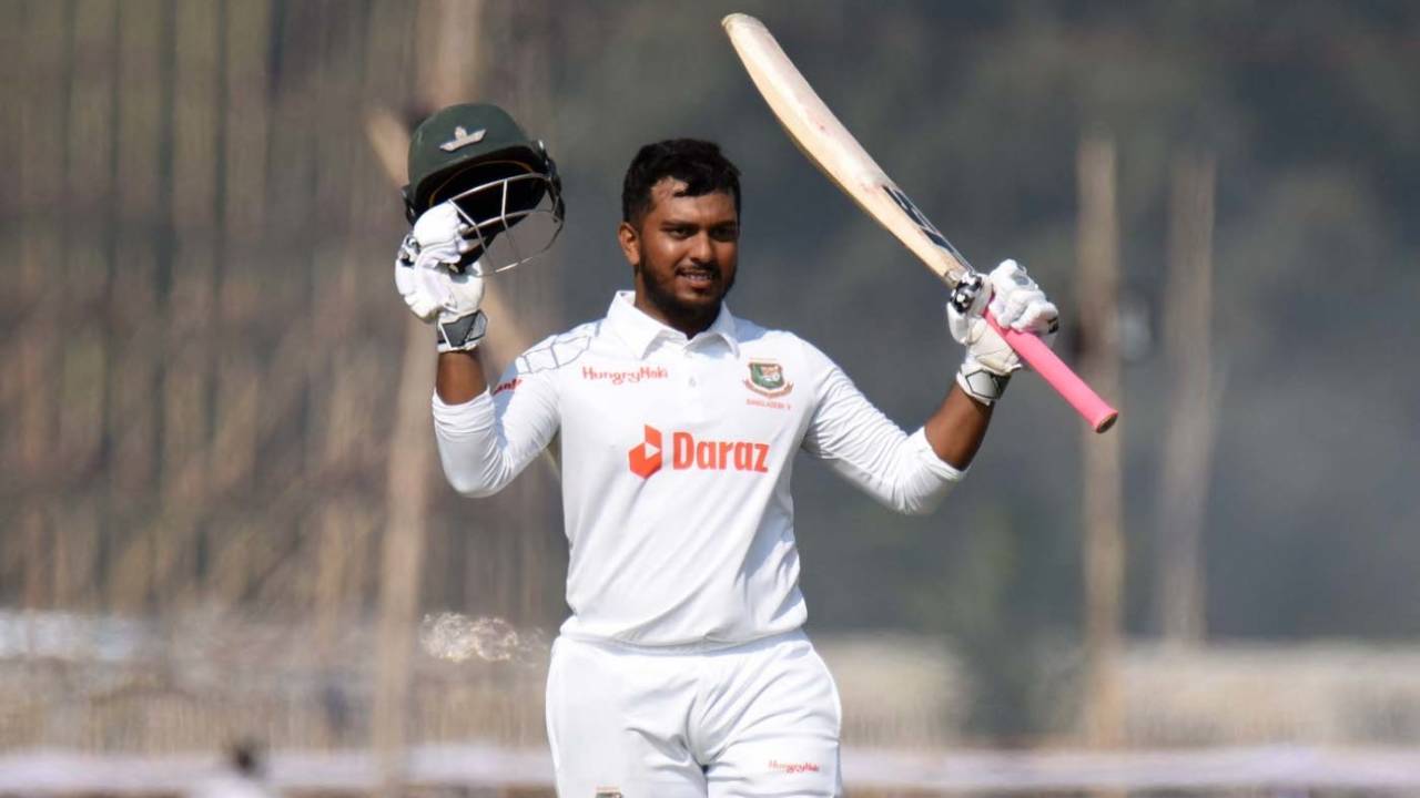 Zakir Hasan struck 173 in over six hours to save the game for the home side, Bangladesh A vs India A, first four-day match, Cox's Bazar, 4th day, December 2, 2022