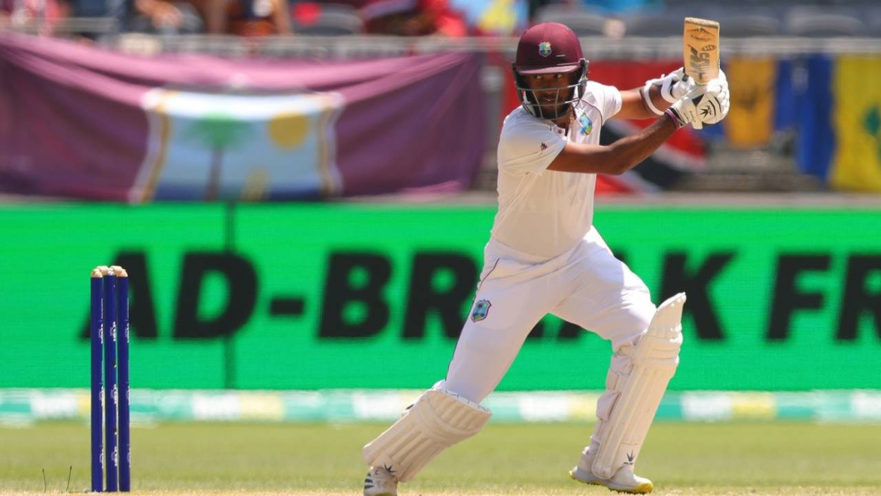 Kraigg Brathwaite's 11th Test century has given West Indies a sniff of conjuring a remarkable result&nbsp;&nbsp;&bull;&nbsp;&nbsp;Getty Images