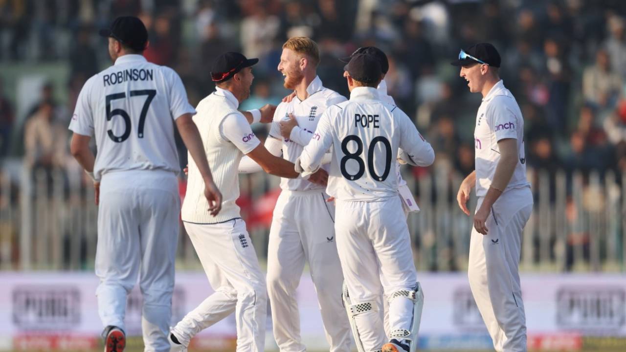 Ben Stokes dismissed Babar Azam as England made early inroads, Pakistan vs England, 1st Test, Rawalpindi, 4th day, December 4, 2022