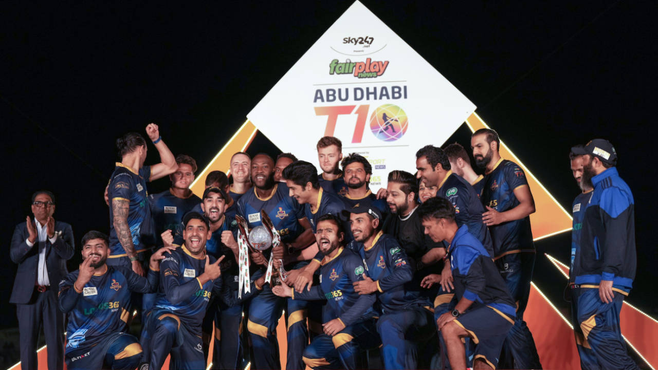 Deccan Gladiators won their second Abu Dhabi T10 title, Deccan Gladiators vs New York Strikers, Abu Dhabi T10, Final, Abu Dhabi, December 04, 2022