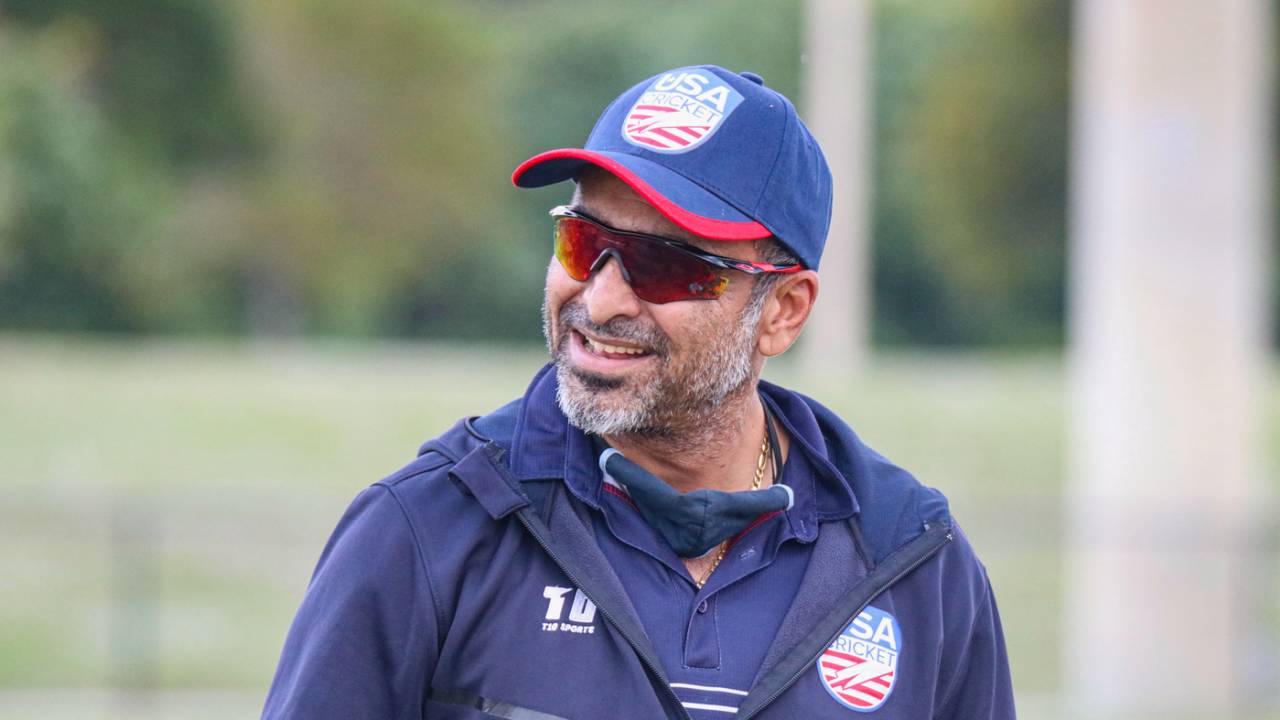 J Arunkumar oversees USA's training session