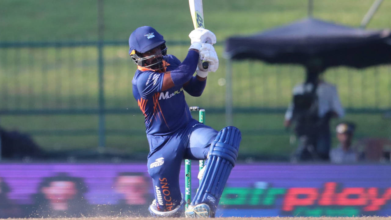 Ashen Bandara's cameo gave Kandy Falcons a strong finish, Kandy Falcons vs Dambulla Aura, LPL 2022, Pallekele, December 13, 2022