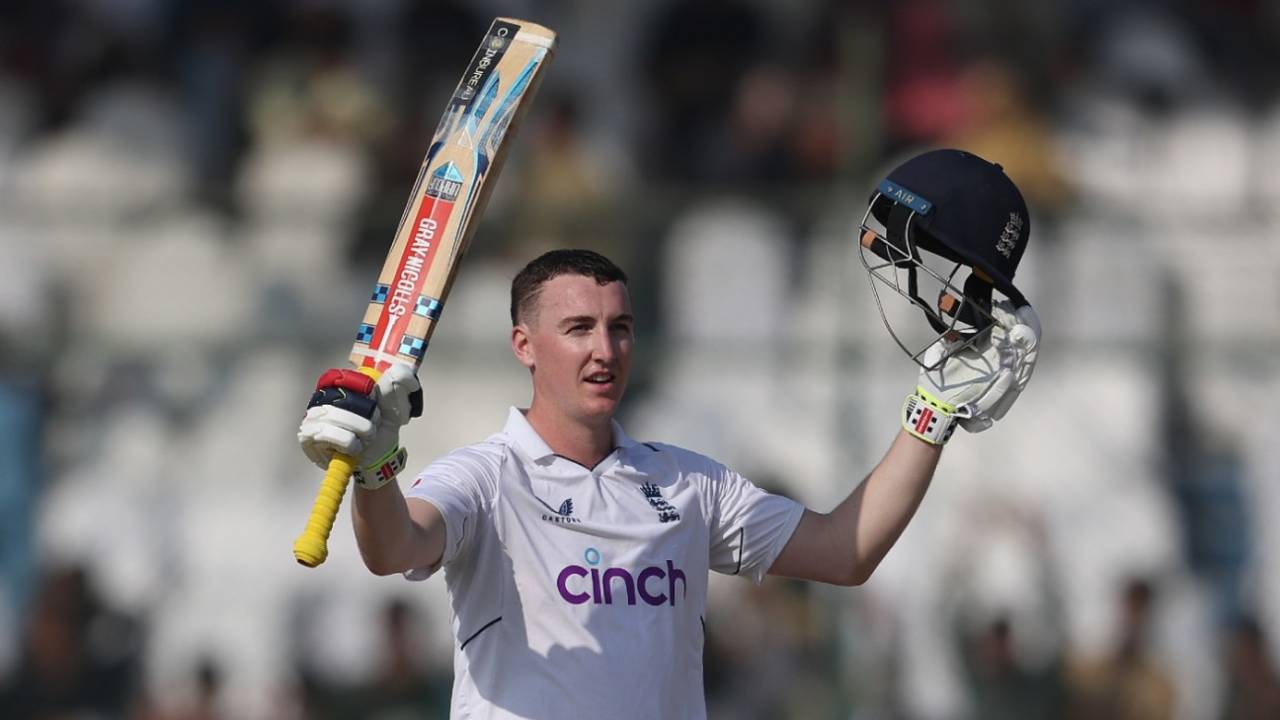 Harry Brook reached his third hundred of the series at Karachi&nbsp;&nbsp;&bull;&nbsp;&nbsp;Getty Images