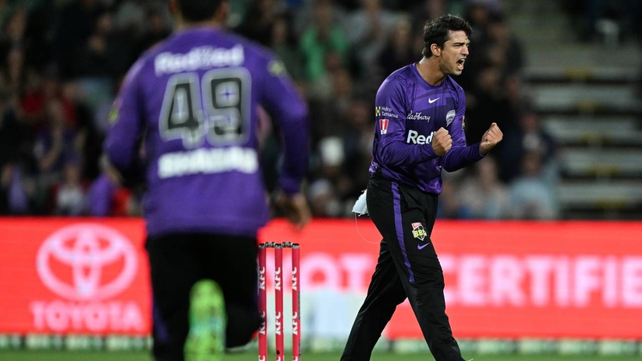 Patrick Dooley starred with four wickets, Hobart Hurricanes vs Perth Scorchers, BBL 2022-23, Launceston, December 19, 2022