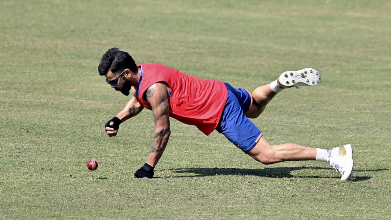 Virat Kohli during a training session two days ahead of the match, Bangladesh vs India, 1st Test, Chattogram, December 12, 2022