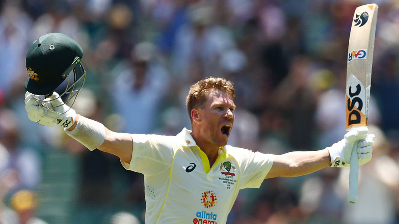 David Warner's emotions come out on reaching his hundred, Australia vs South Africa, 2nd Test, Melbourne, 2nd Day, December 27, 2022