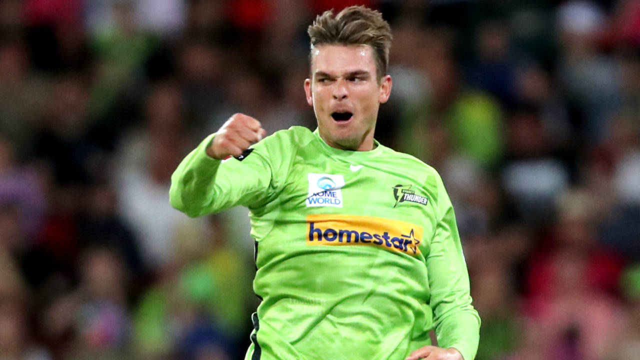 Chris Green's powerplay wickets helped Sydney Thunder come back, Sydney Thunder vs Sydney Sixers, Big Bash League 2022-23, Sydney Showground Stadium, Sydney, January 8, 2023