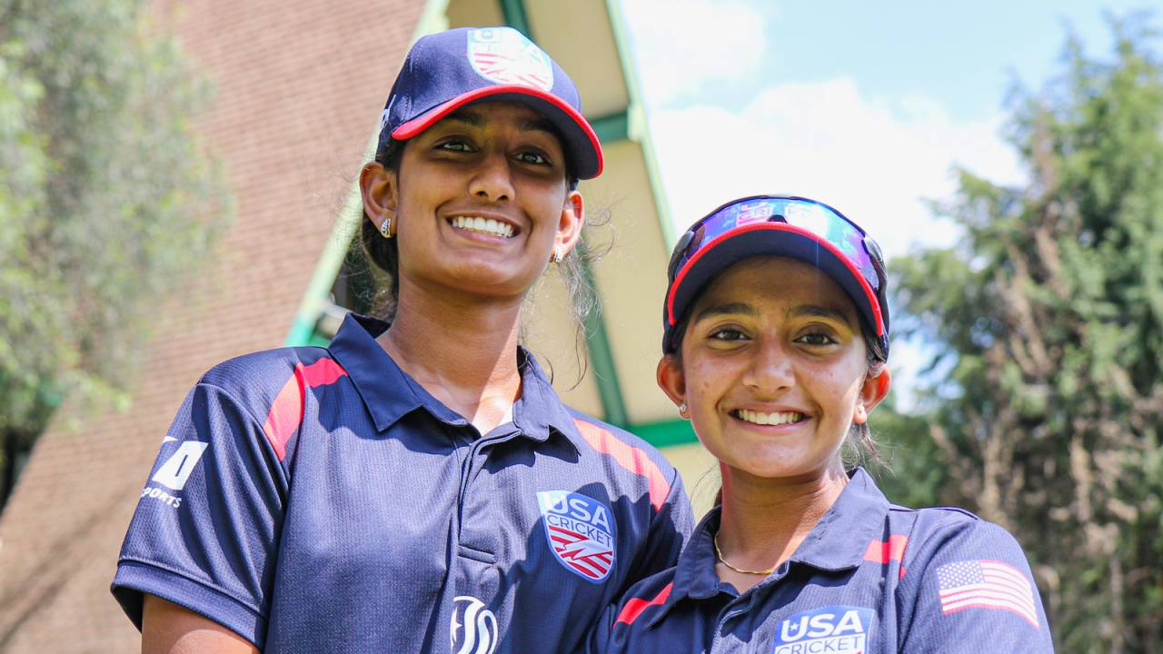 USA Women's U19 captain Geetika Kodali and vice-captain Anika Kolan grew up playing together in northern California. USA v Argentina, ICC Women's T20 World Cup Qualifier Americas, Naucalpan, October 25, 2021