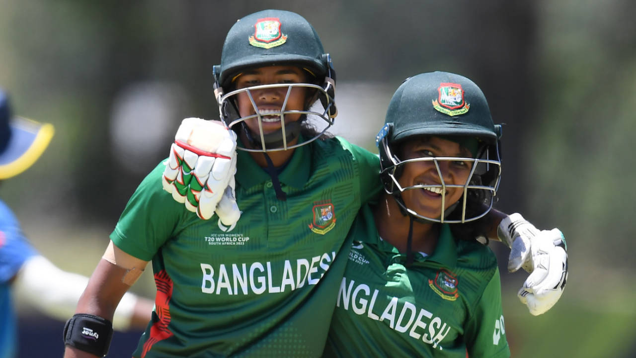 U-19 players Shorna Akter and Dilara Akter have found a place in the senior women's T20 World Cup squad too&nbsp;&nbsp;&bull;&nbsp;&nbsp;ICC via Getty