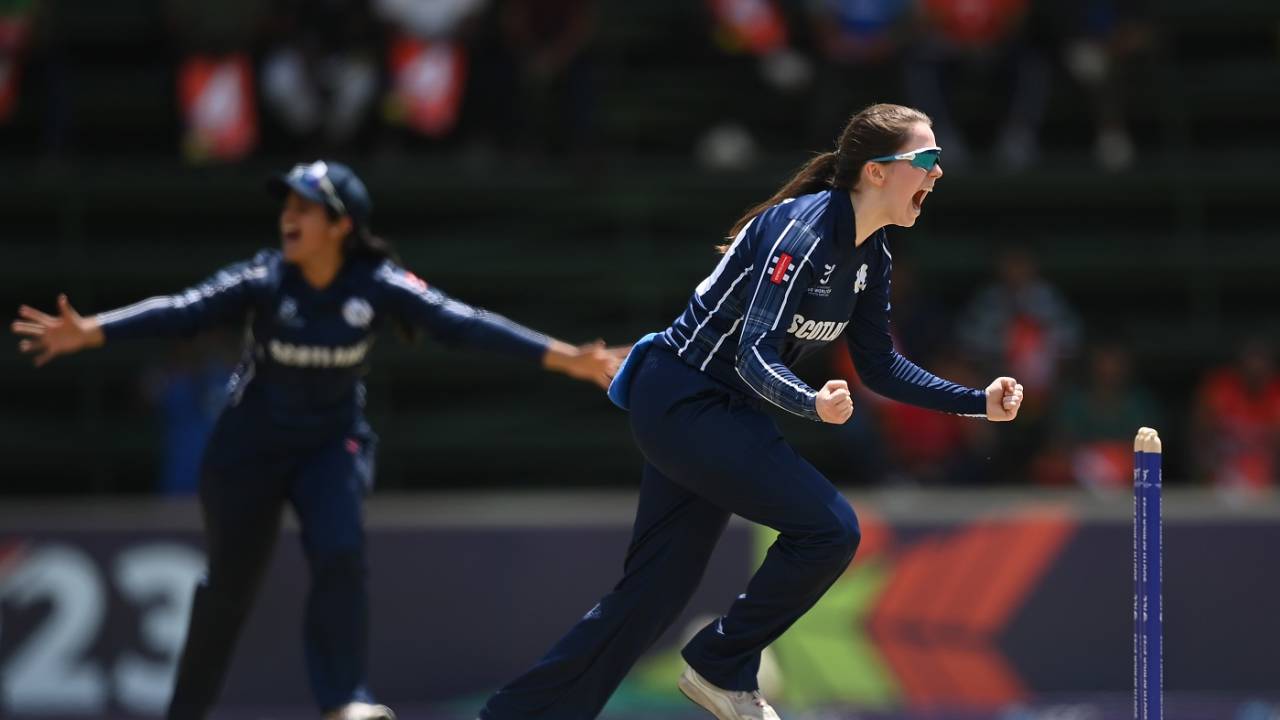Katherine Fraser set the flutters in the South African camp with her three-for