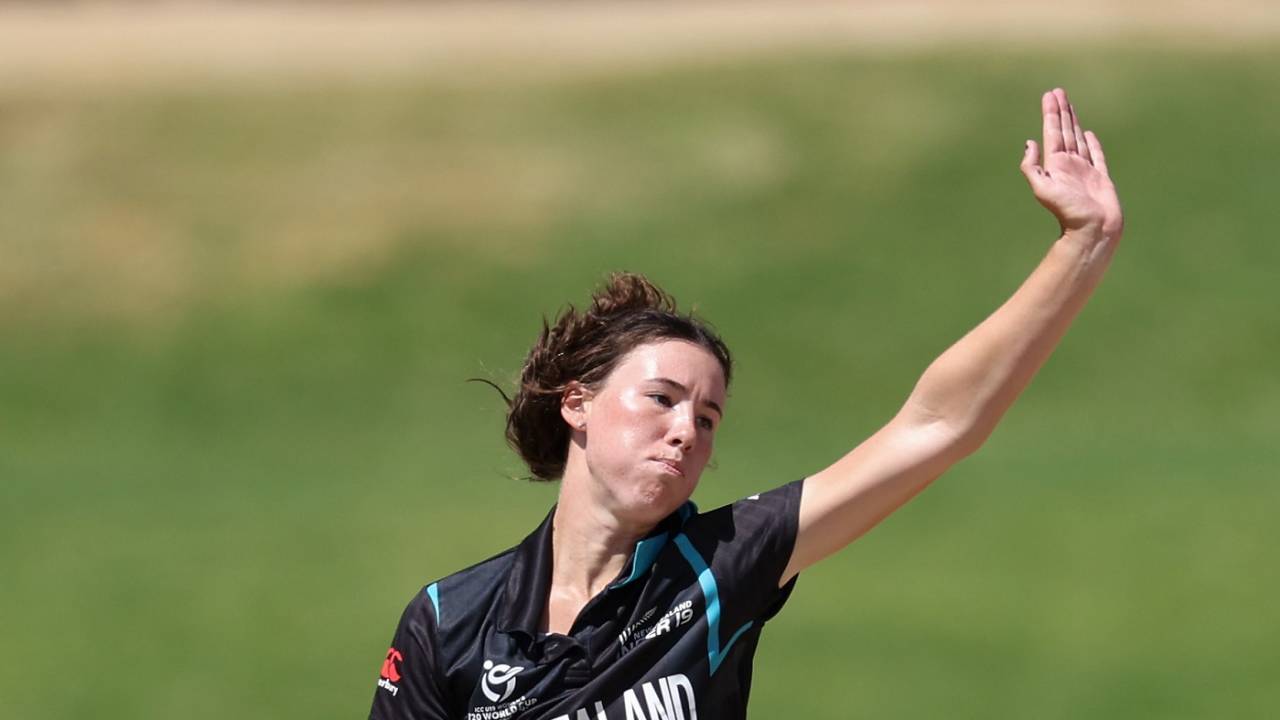 Natasha Codyre picked up three wickets for six runs, New Zealand vs Ireland, Under-19 Women's T20 World Cup, Potchefstroom, January 17, 2023