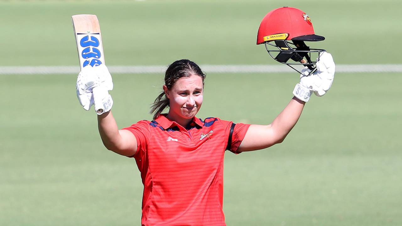 Madeline Penna's unbeaten century saw South Australia through, South Australia vs New South Wales, WNCL 2022-23, Adelaide, January 19, 2023