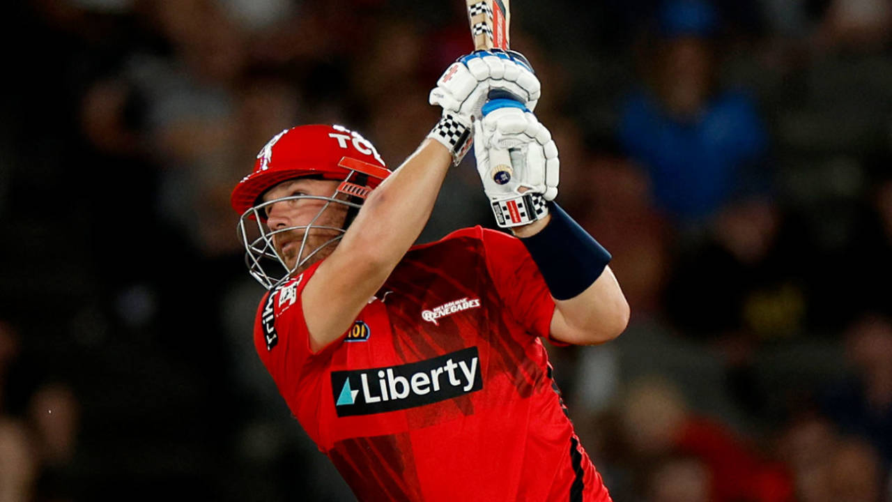 Aaron Finch carried Melbourne Renegades into the finals&nbsp;&nbsp;&bull;&nbsp;&nbsp;Getty Images