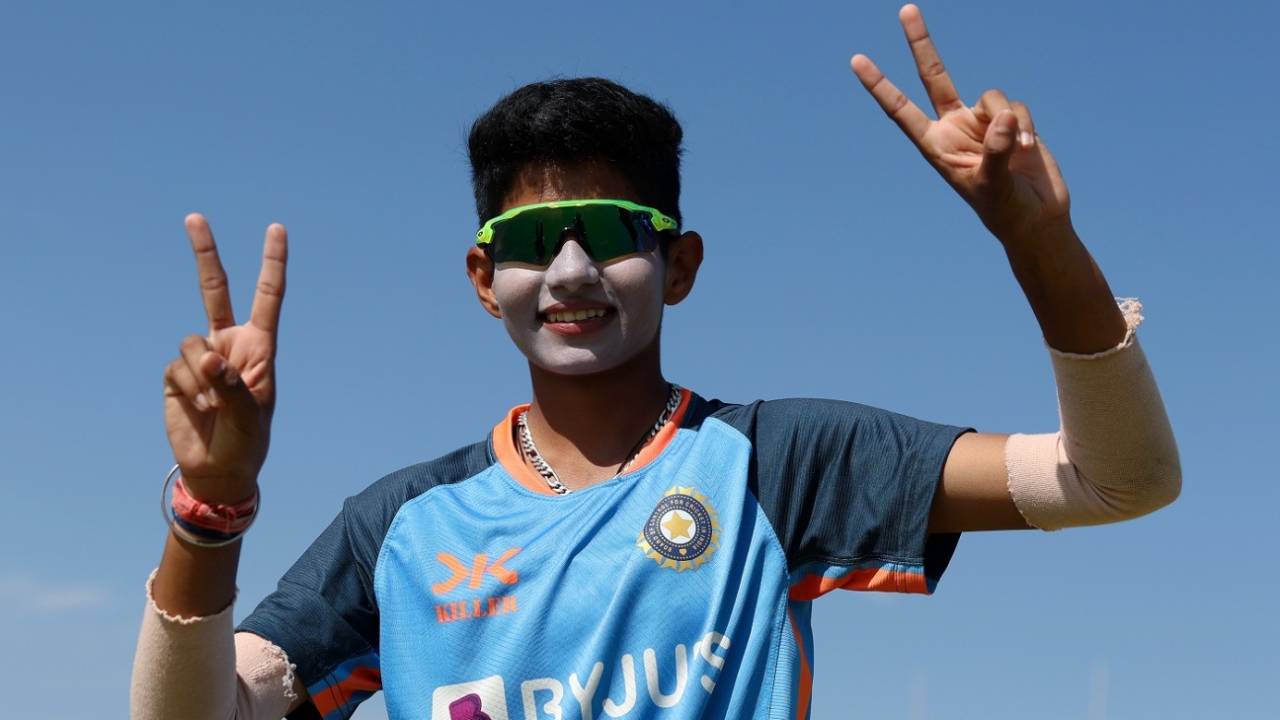 Soumya Tiwari is in high spirits ahead of the match, India vs New Zealand, Under-19 Women's T20 World Cup, semi-final, Potchefstroom, January 27, 2023