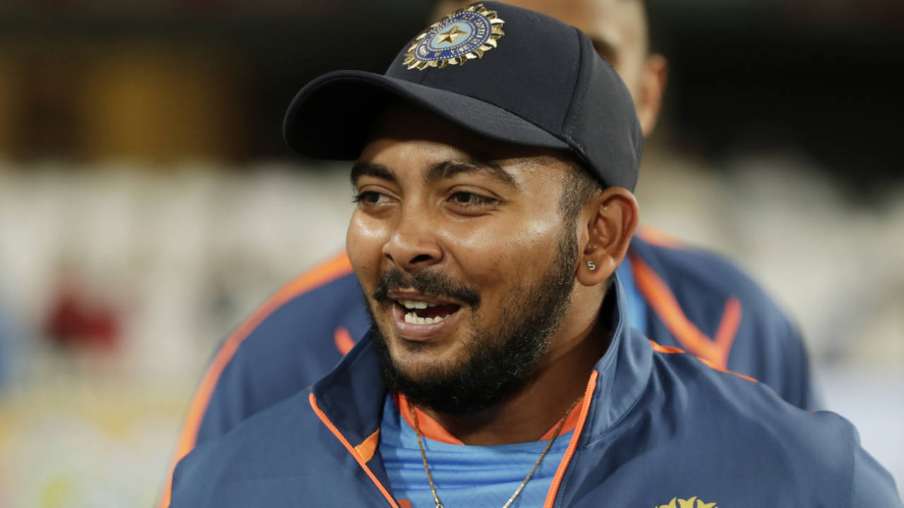 Prithvi Shaw was back in the India squad, India vs New Zealand, 1st T20I, Ranchi, January 27, 2023