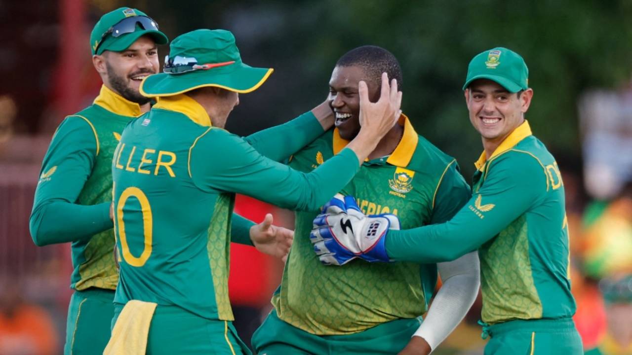 Sisanda Magala dented England's progress with key wickets, South Africa vs England, 1st ODI, Bloemfontein, January 27. 2023