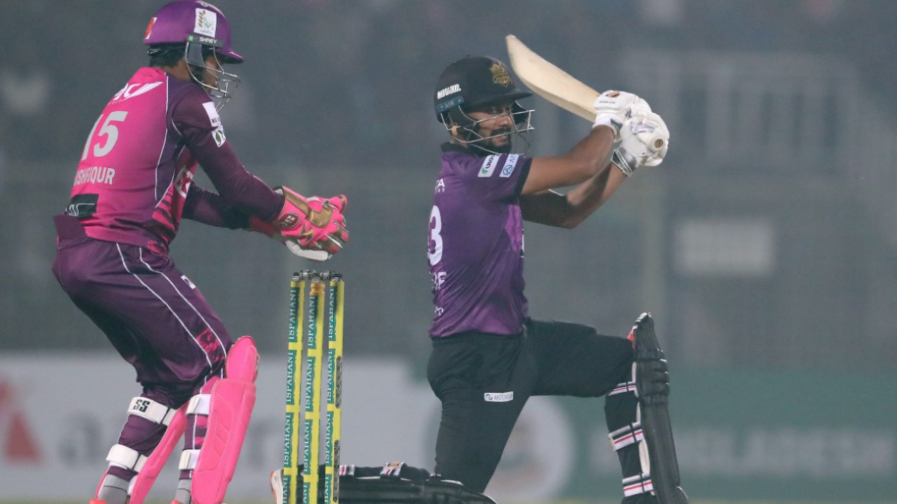 Mehedi Maruf hit a 35-ball half-century, Sylhet Strikers vs Chattogram Challengers, BPL 2023, Sylhet, January 28, 2023