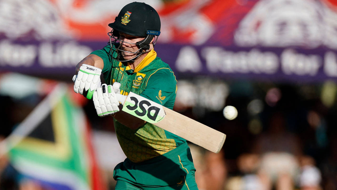 David Miller struck some powerful blows during his fifty, South Africa vs England, 2nd ODI, Bloemfontein, January 29. 2023
