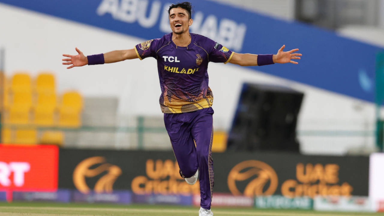 Matiullah Khan took wickets and effected run outs, Abu Dhabi Knight Riders vs Sharjah Warriors, Abu Dhabi, ILT20, February 4, 2023