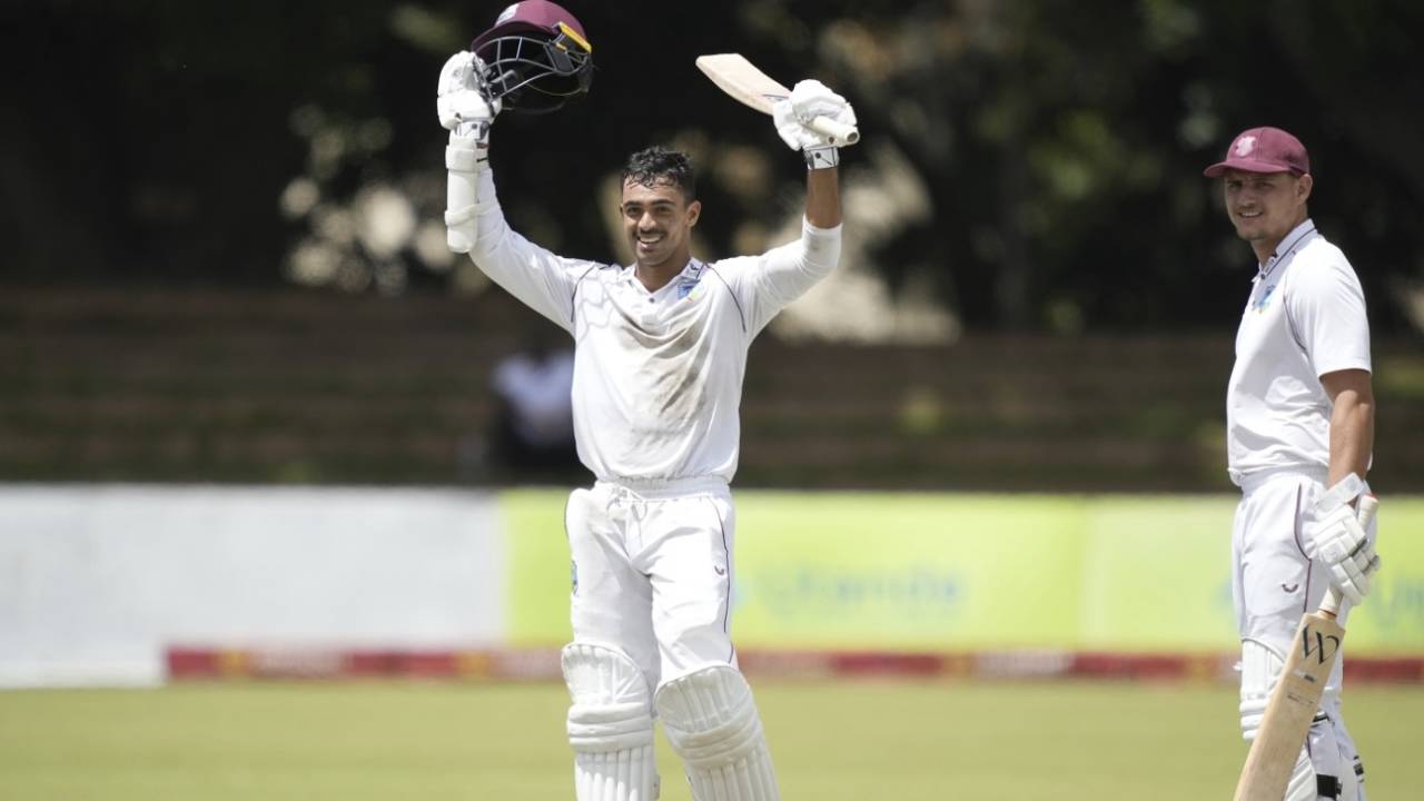 Tagenarine Chanderpaul converted his maiden Test century into a double ton&nbsp;&nbsp;&bull;&nbsp;&nbsp;Associated Press