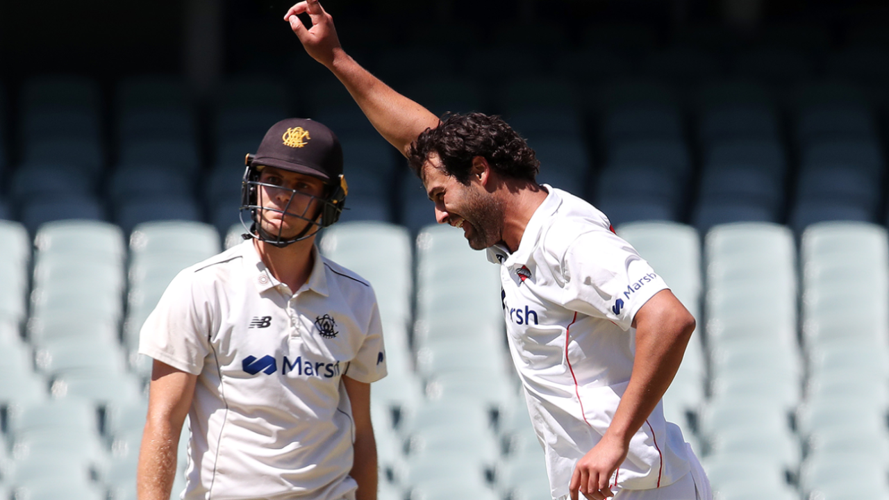 Wes Agar made early inroads against Western Australia, South Australia vs Western Australia, Sheffield Shield, Adelaide Oval, February 11, 2023