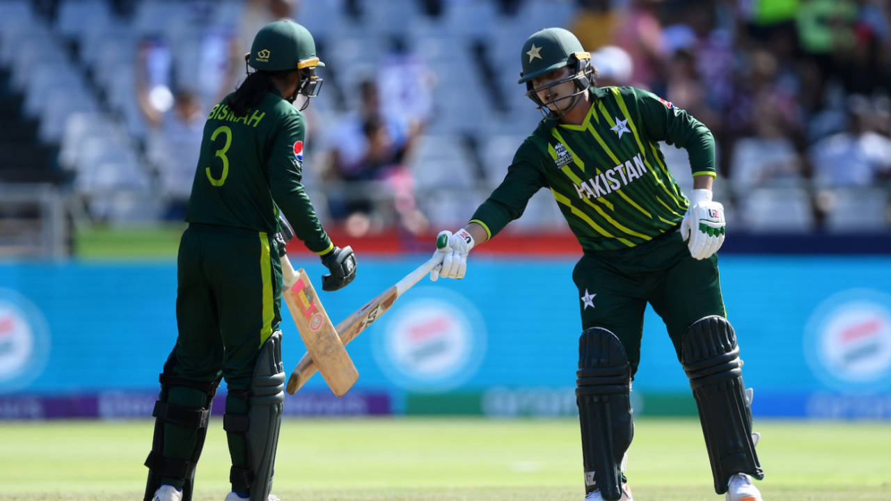 Bismah Maroof and Ayesha Naseem stitched a quick fifty stand, India vs Pakistan, ICC Women's T20 World Cup, Cape Town, February 12, 2023