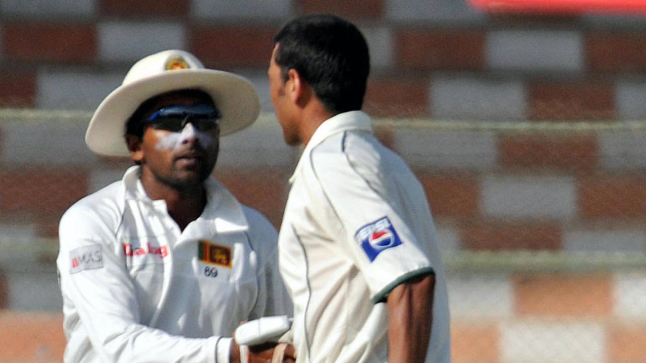 Sri Lanka captain Mahela Jayawardene's (240) and Pakistan captain Younis Khan's (313) double-hundreds in Karachi in February 2009 is the only instance of both captains scoring double-hundreds in a Test&nbsp;&nbsp;&bull;&nbsp;&nbsp;AFP
