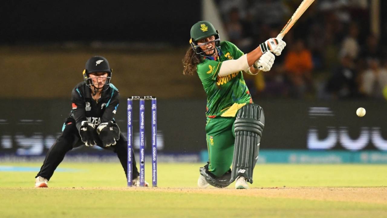 Chloe Tryon helped South Africa crawl out of trouble, South Africa vs New Zealand, ICC Women's T20 World Cup, Paarl, February 13, 2023