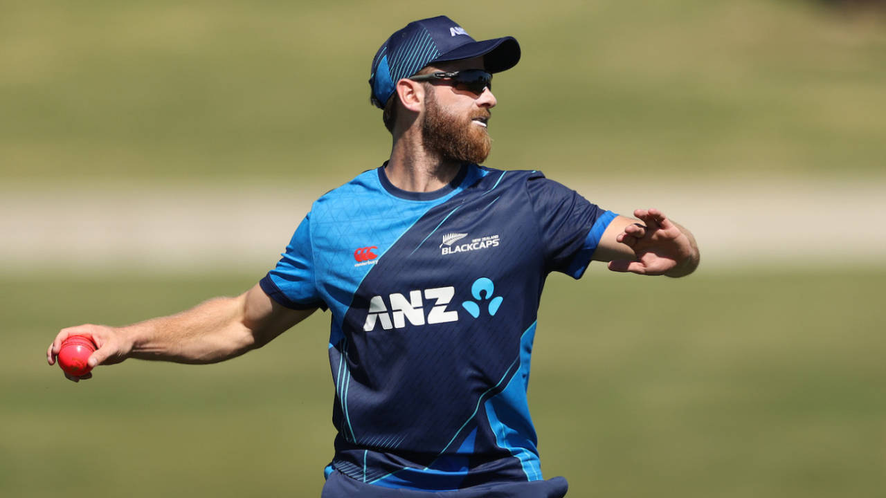 Kane Williamson during a fielding session ahead of the first Test against England, Mount Maunganui, February 15, 2023