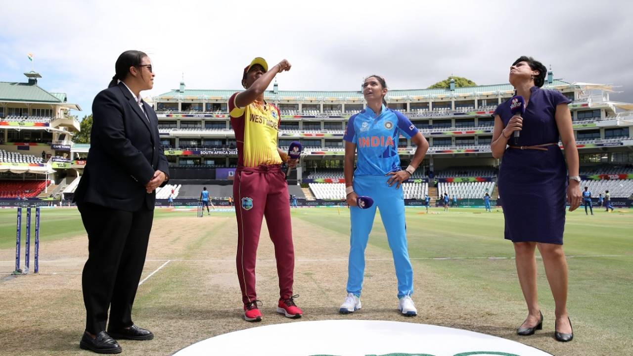 Hayley Matthews and Harmanpreet Kaur out for the toss, India vs West Indies, Women's T20 World Cup, Cape Town, February 15, 2023