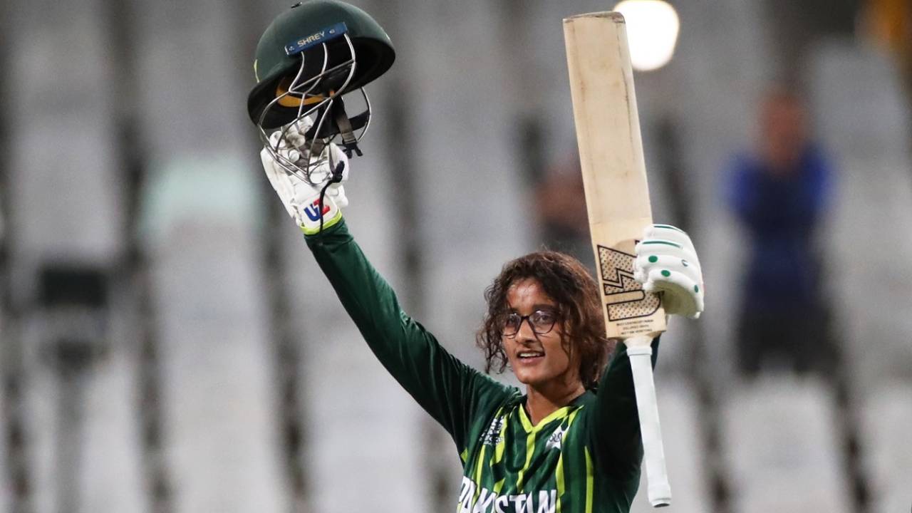 Muneeba Ali scored Pakistan's only century at the Women's T20 World Cup earlier this year&nbsp;&nbsp;&bull;&nbsp;&nbsp;ICC/Getty Images