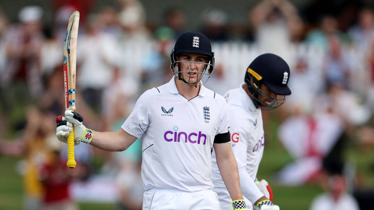 Harry Brook brought up another half-century for England&nbsp;&nbsp;&bull;&nbsp;&nbsp;Getty Images